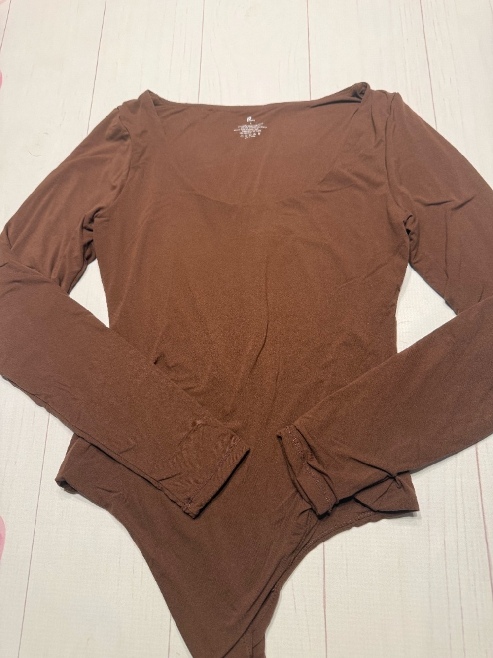 Pumiey Long Sleeve Bodysuit Size S